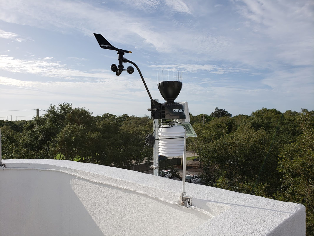 VBPD Weather station on the roof