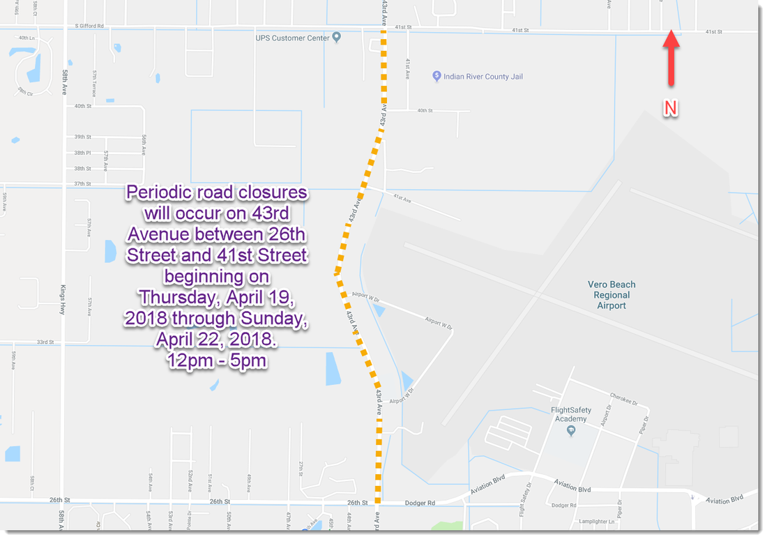 Road closures between 26th & 41st Street on 43rd Avenue